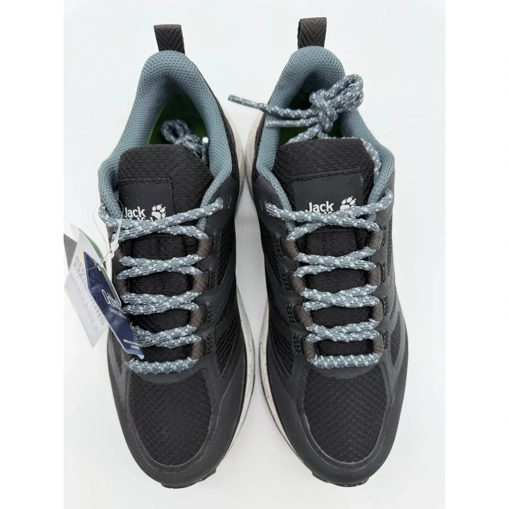 Jack Wolfskin Terraquest Texapore Low‎ Mens Hiking Shoes Black Vibram Waterproof